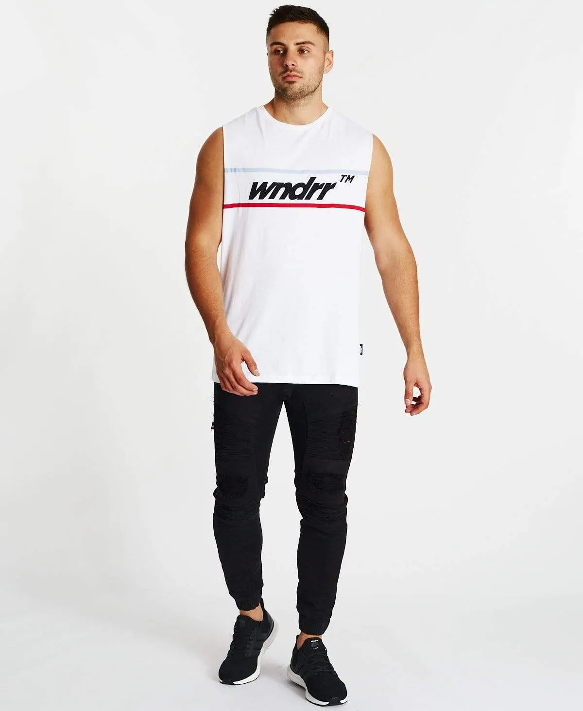 Booker Muscle Tee White sold by Neverland product image thumbnail 4