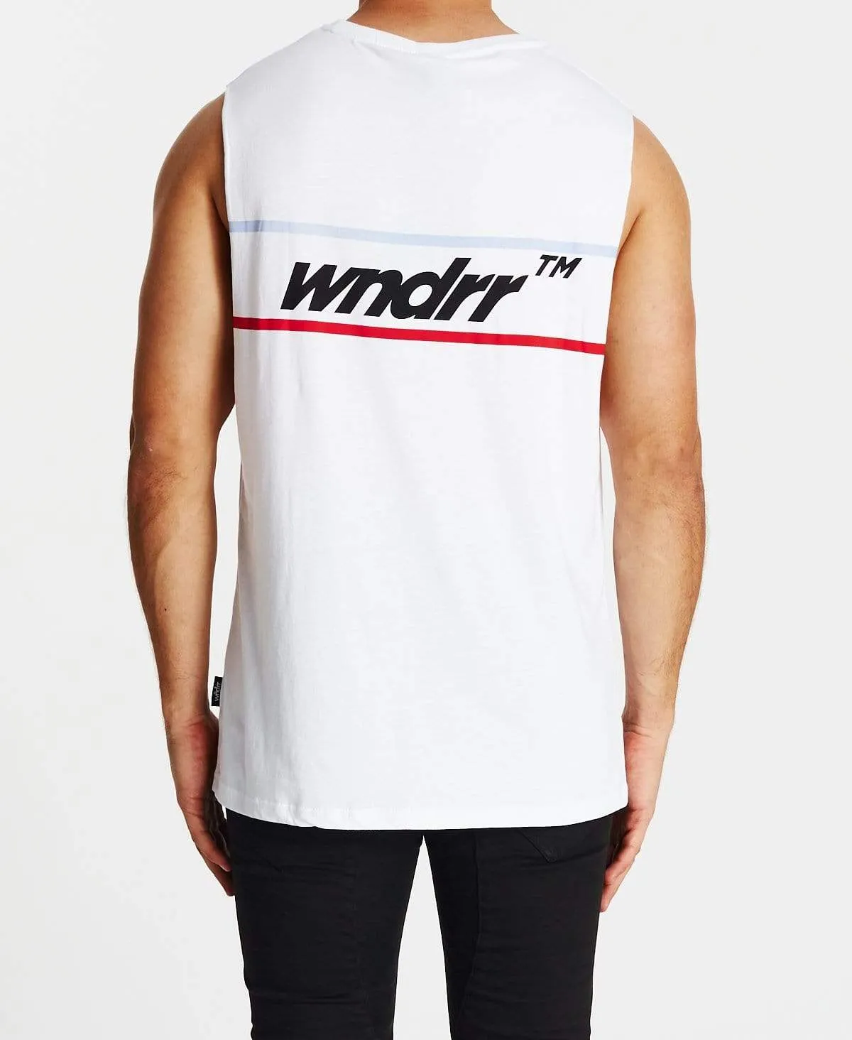 Booker Muscle Tee White sold by Neverland product image thumbnail 2