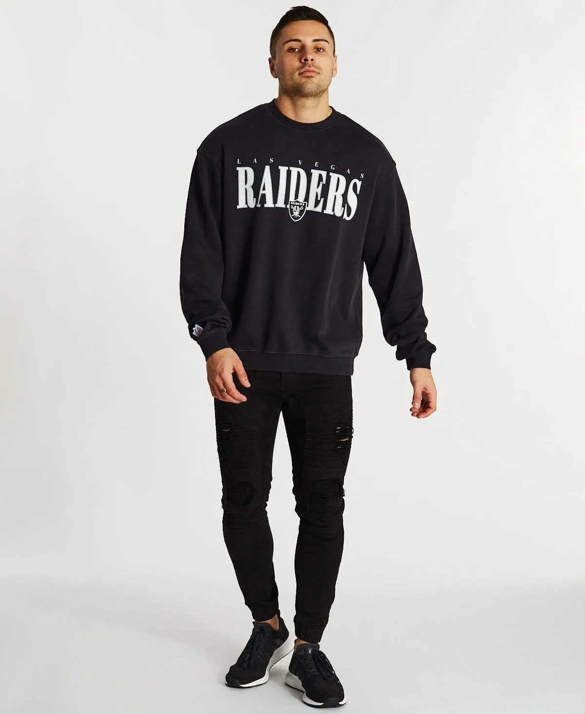 Vint Linear Logo Jumper Raiders Faded Black sold by Neverland product image thumbnail 4
