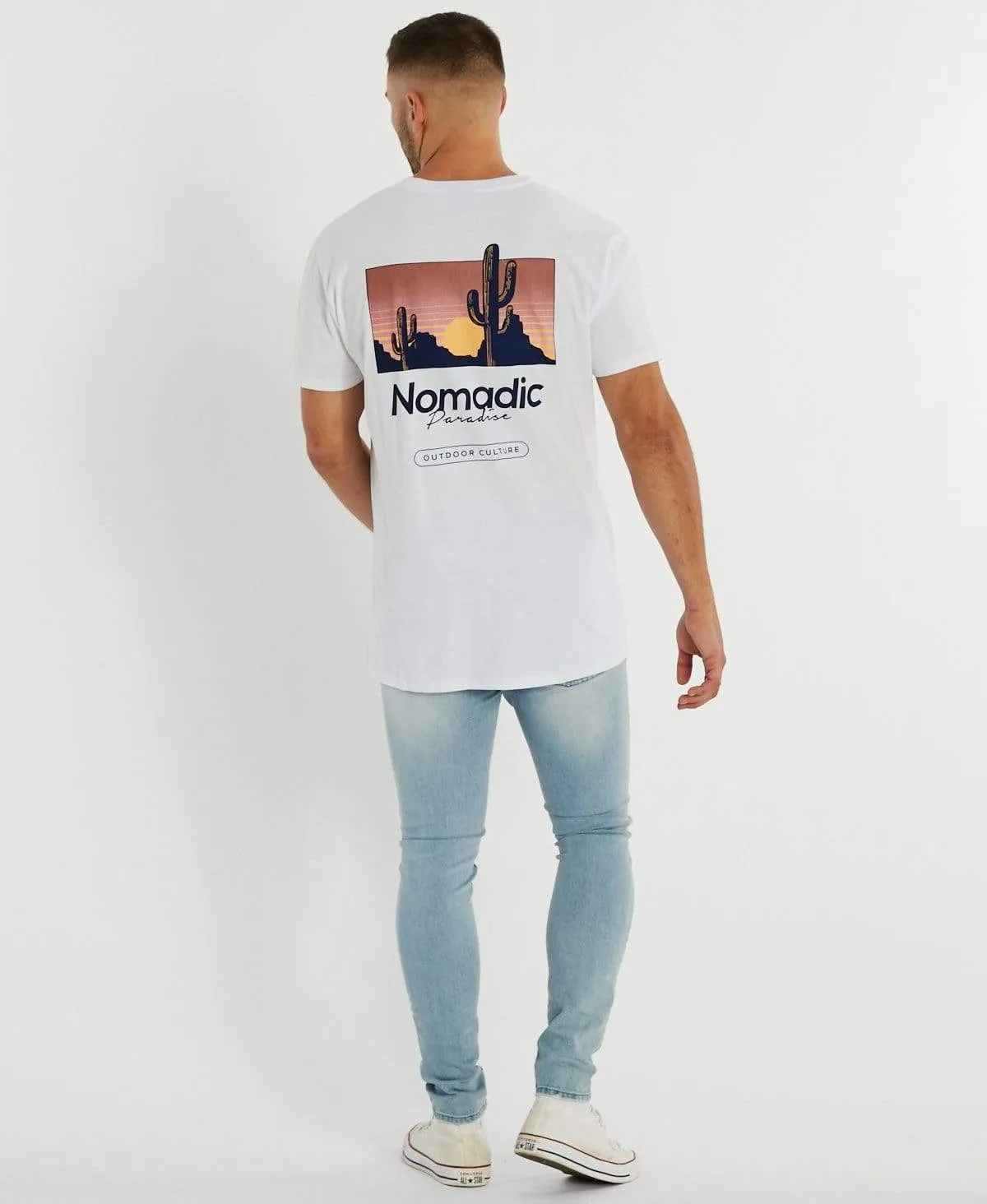 Horizon T-Shirt White sold by Neverland product image thumbnail 5