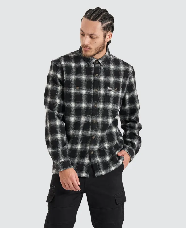 Lee Trade Black Metal Check Shirt sold by Neverland