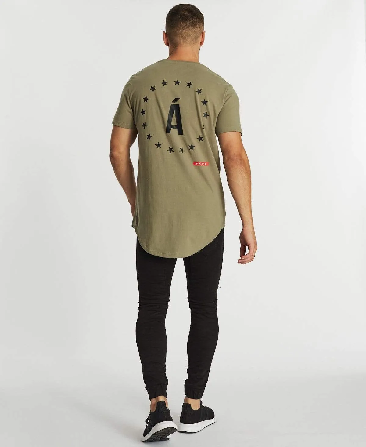 Bonde Dual Curved T-Shirt Khaki sold by Neverland product image thumbnail 5