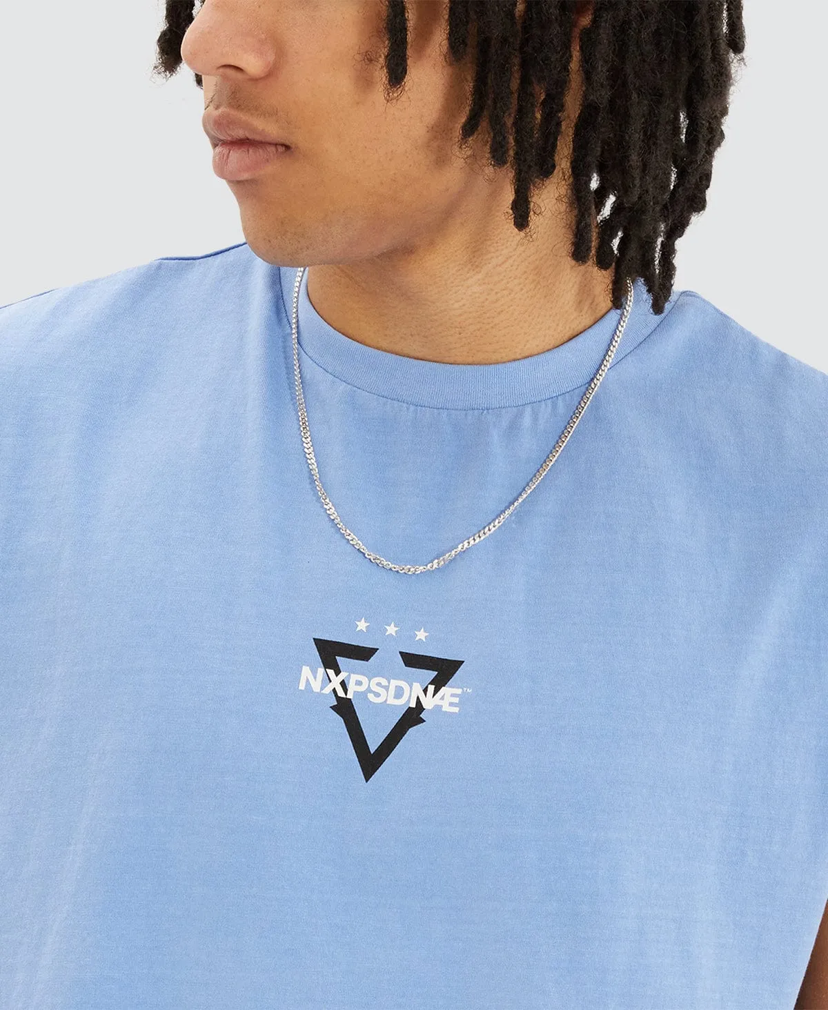 Hunter Dual Curved Muscle T-Shirt Blue sold by Neverland product image thumbnail 2