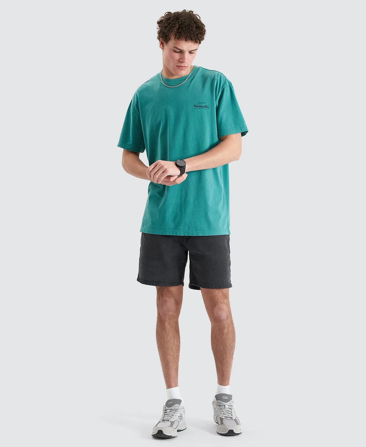 Panorama Relaxed Tee Pigment Deep Jungle sold by Neverland product image thumbnail 4