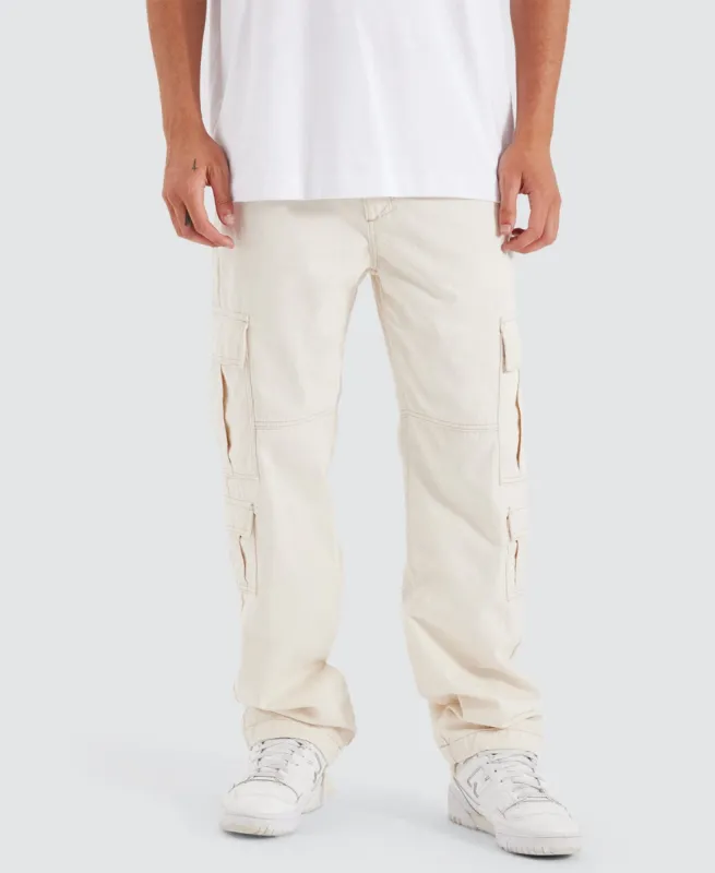 Utility Cargo Pant Off White sold by Neverland