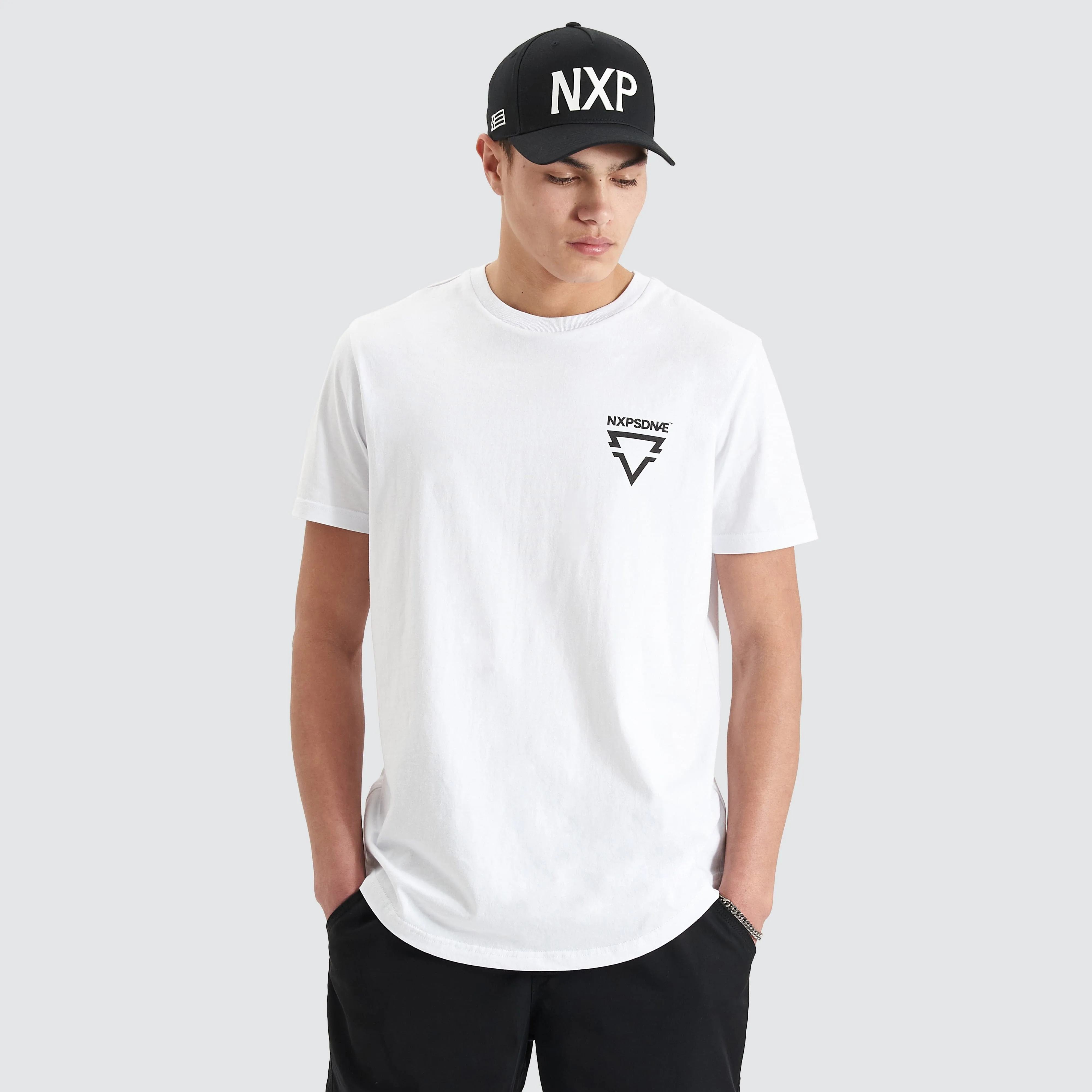 Mullion Dual Curved Tee Optical White sold by Neverland product image thumbnail 2