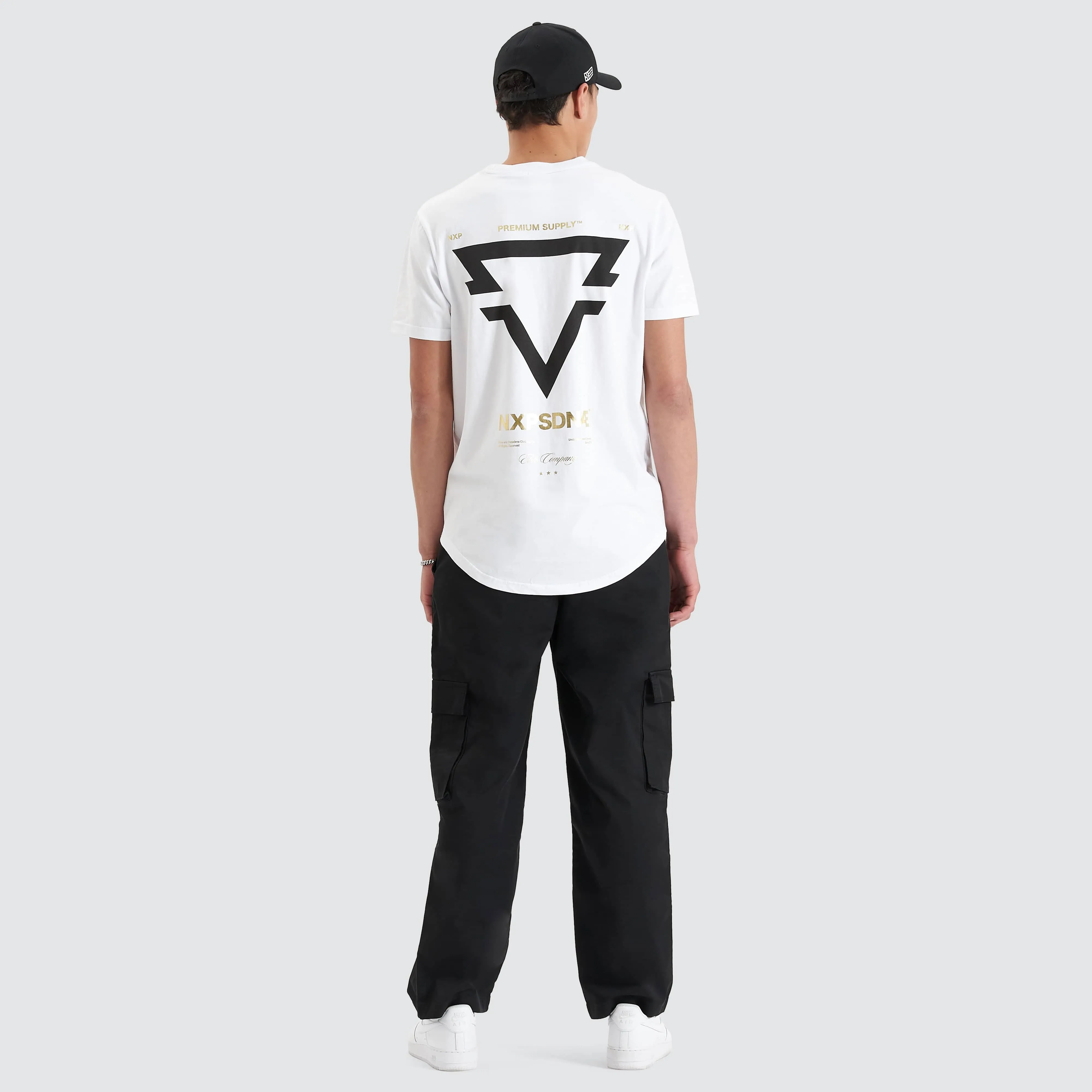 Mullion Dual Curved Tee Optical White sold by Neverland product image thumbnail 3