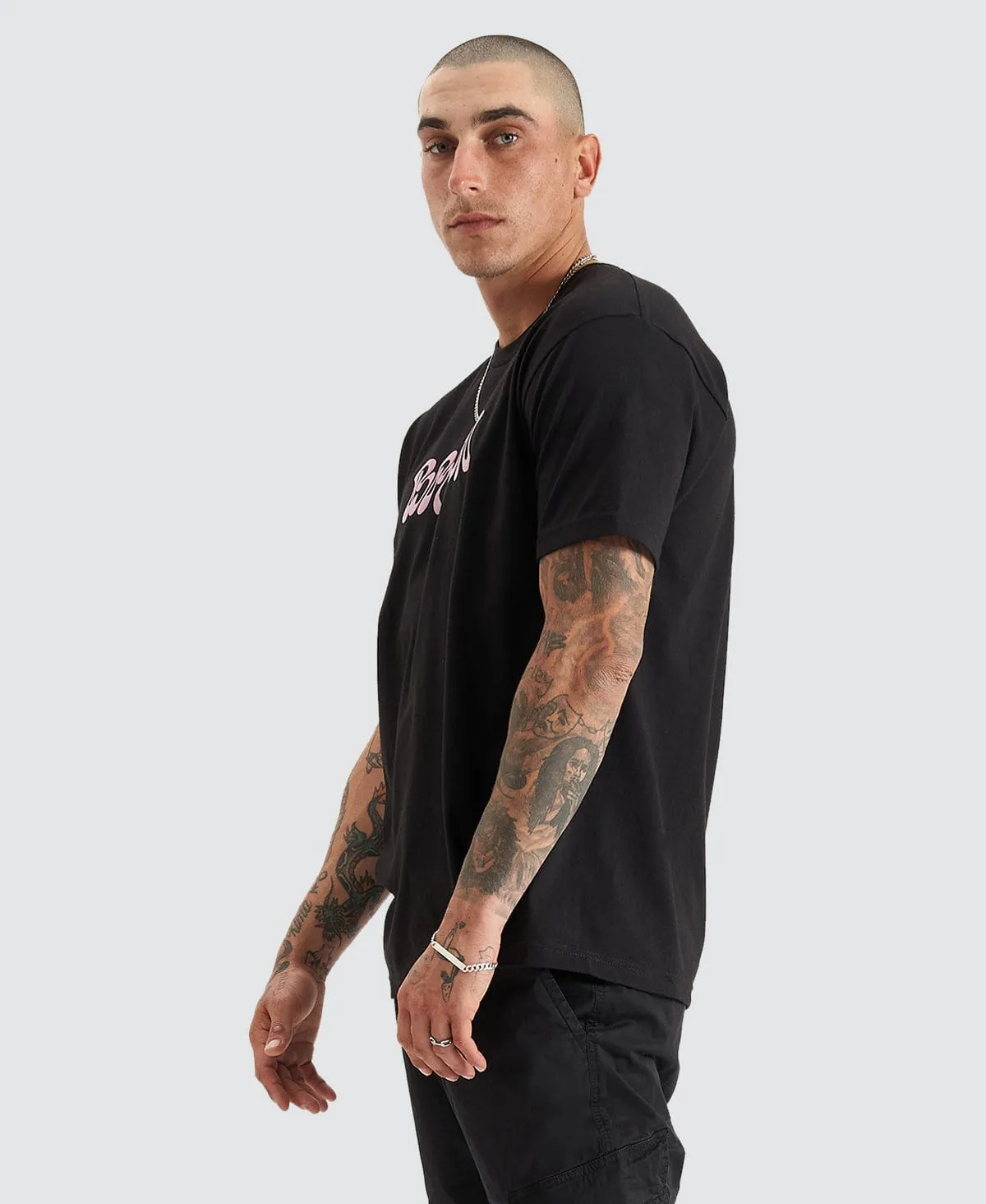 Trippy T-Shirt Black sold by Neverland product image thumbnail 4