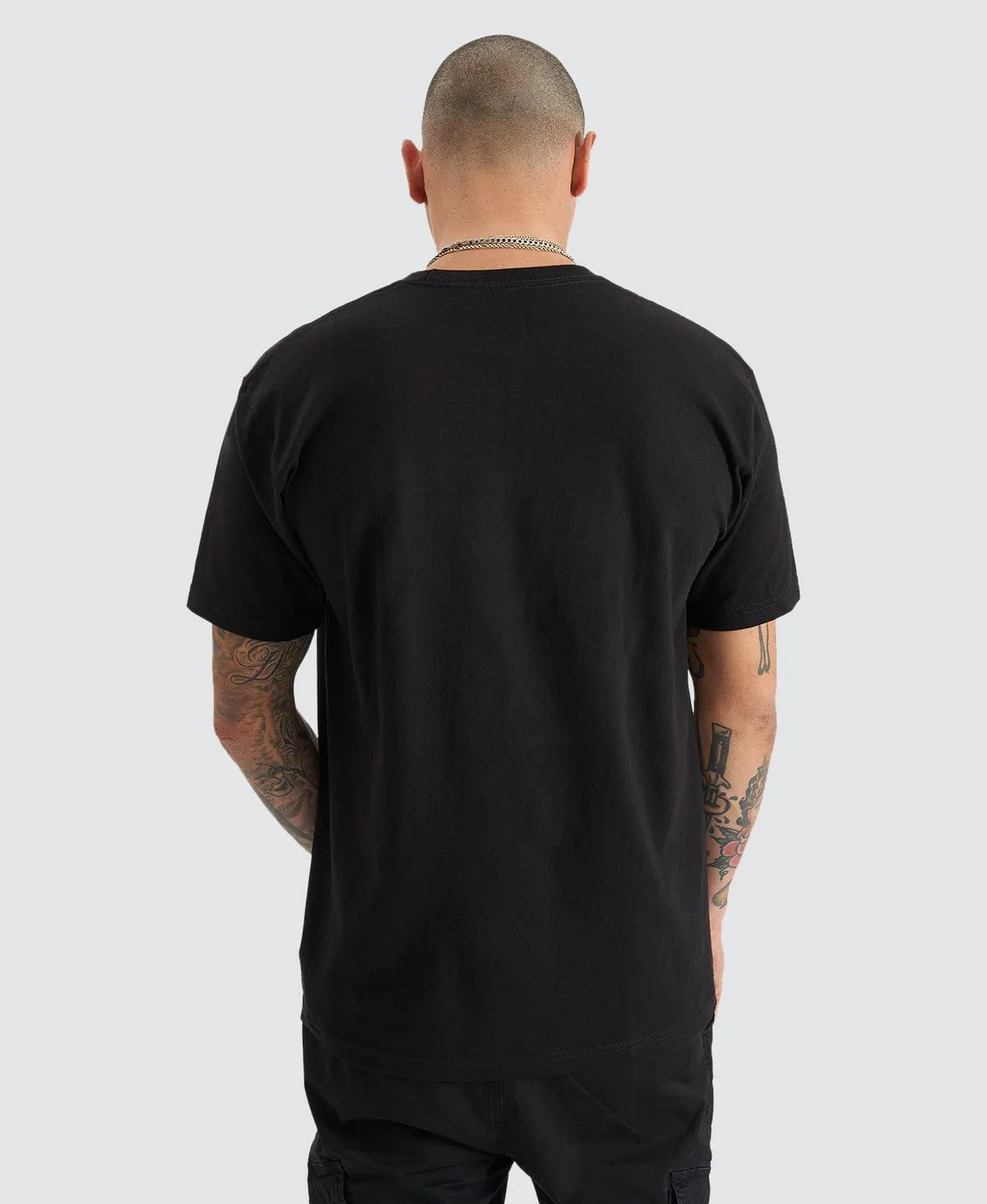 Trippy T-Shirt Black sold by Neverland product image thumbnail 3