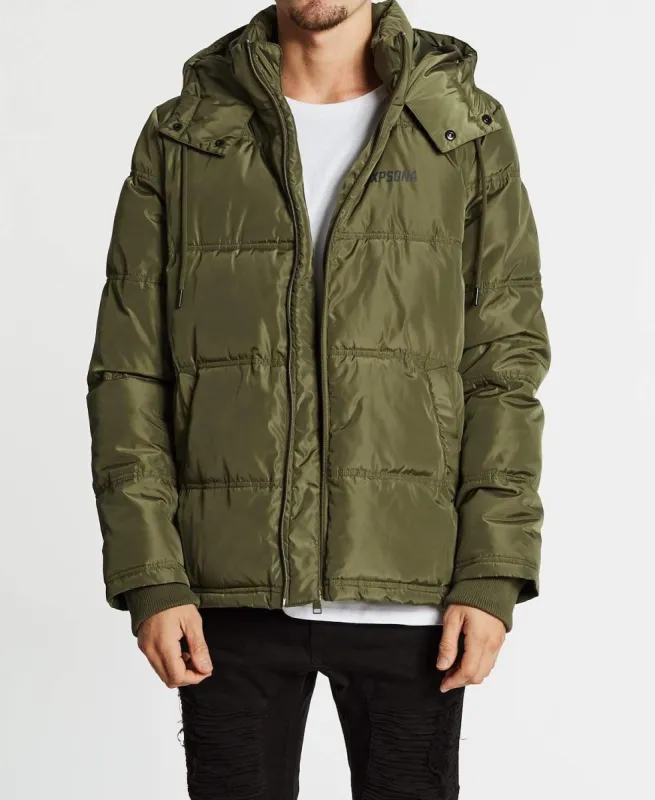 Estonia Standard Puffer Jacket Khaki sold by Neverland