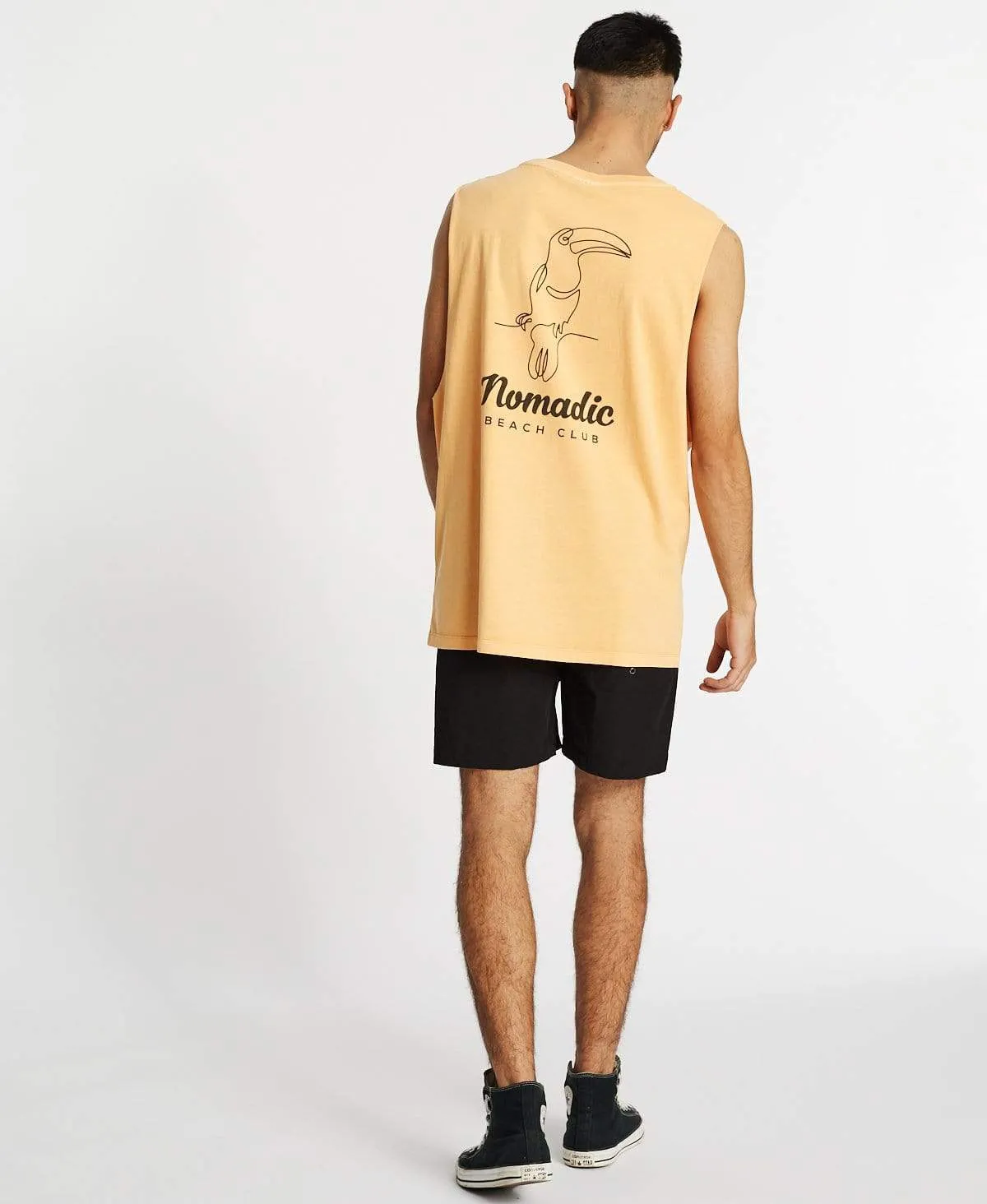 Beach Club Standard Muscle Tee Pigment Sunburst sold by Neverland product image thumbnail 4