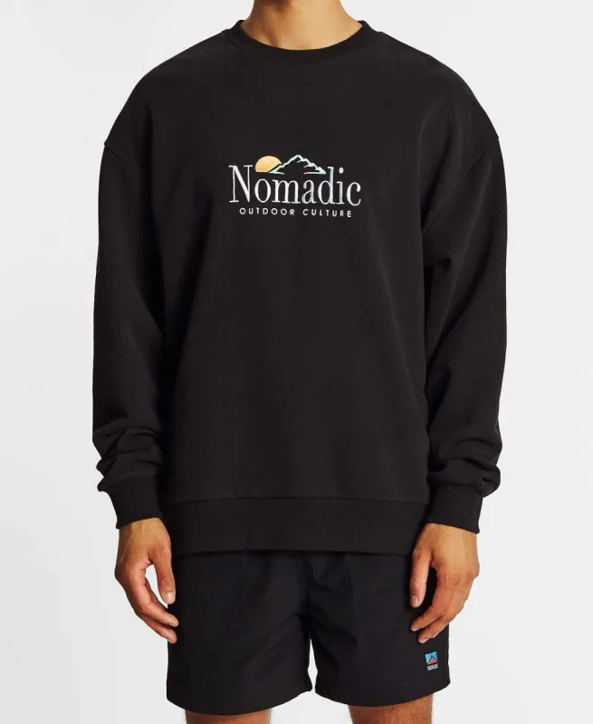 Parklife Relaxed Fit Jumper Jet Black sold by Neverland