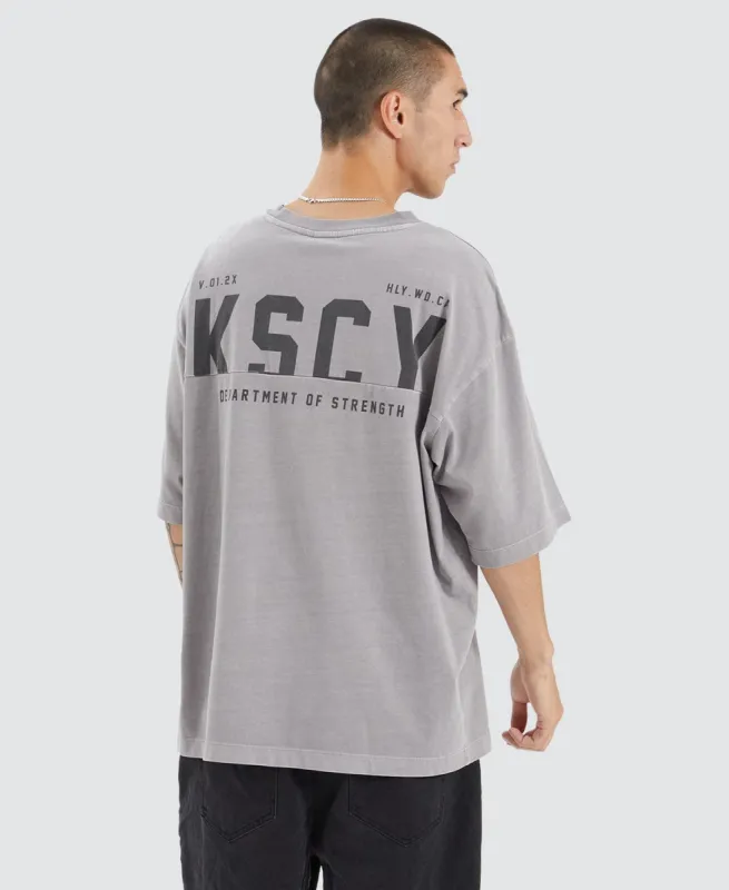 Legitimate Extra Oversized T-Shirt Pigment Silver sold by Neverland