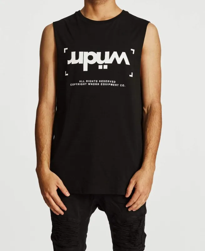 Unlocked Muscle Tee Black sold by Neverland