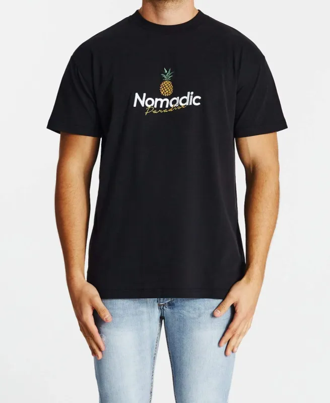 Golden Relaxed T-Shirt Jet Black sold by Neverland