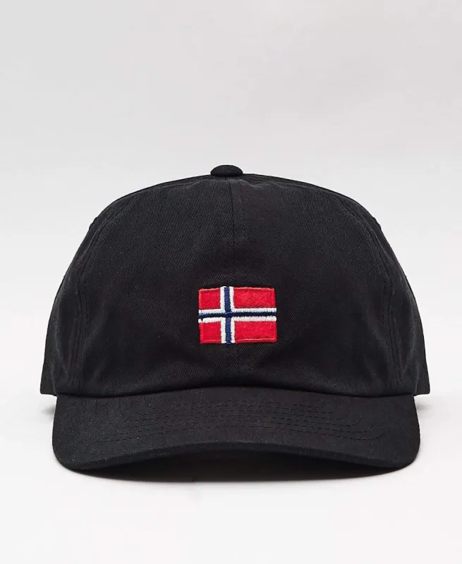 Norway Dad Cap Black sold by Neverland
