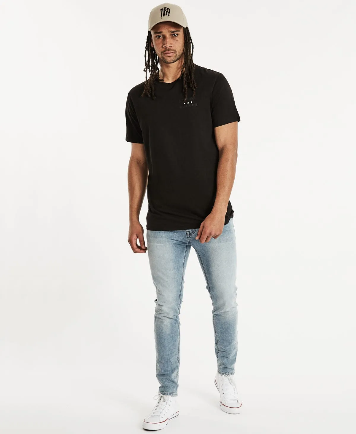 Regretful Cape Back T-Shirt Jet Black sold by Neverland product image thumbnail 5