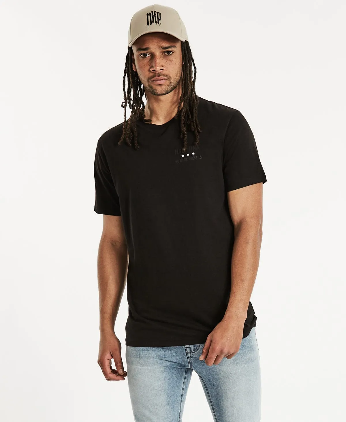 Regretful Cape Back T-Shirt Jet Black sold by Neverland product image thumbnail 2