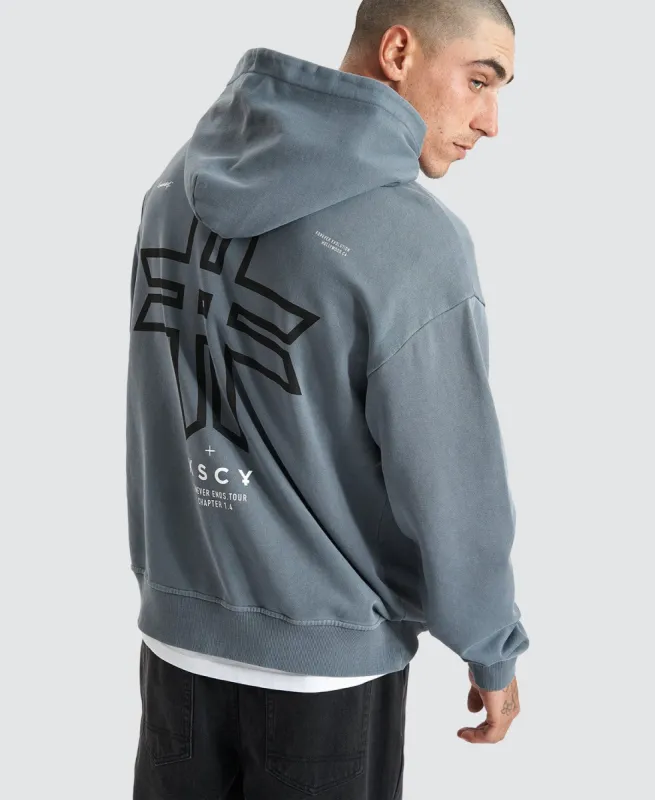 Lonepine Hoodie Pigment Stormy Weather sold by Neverland