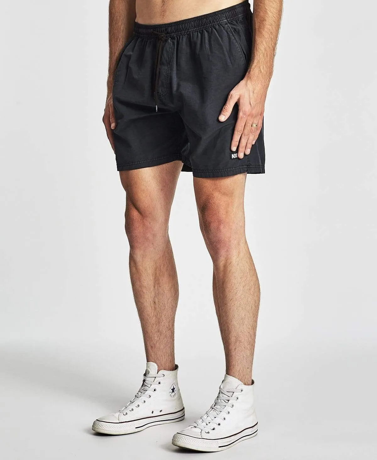 Walker Basic Shorts Pigment Black sold by Neverland