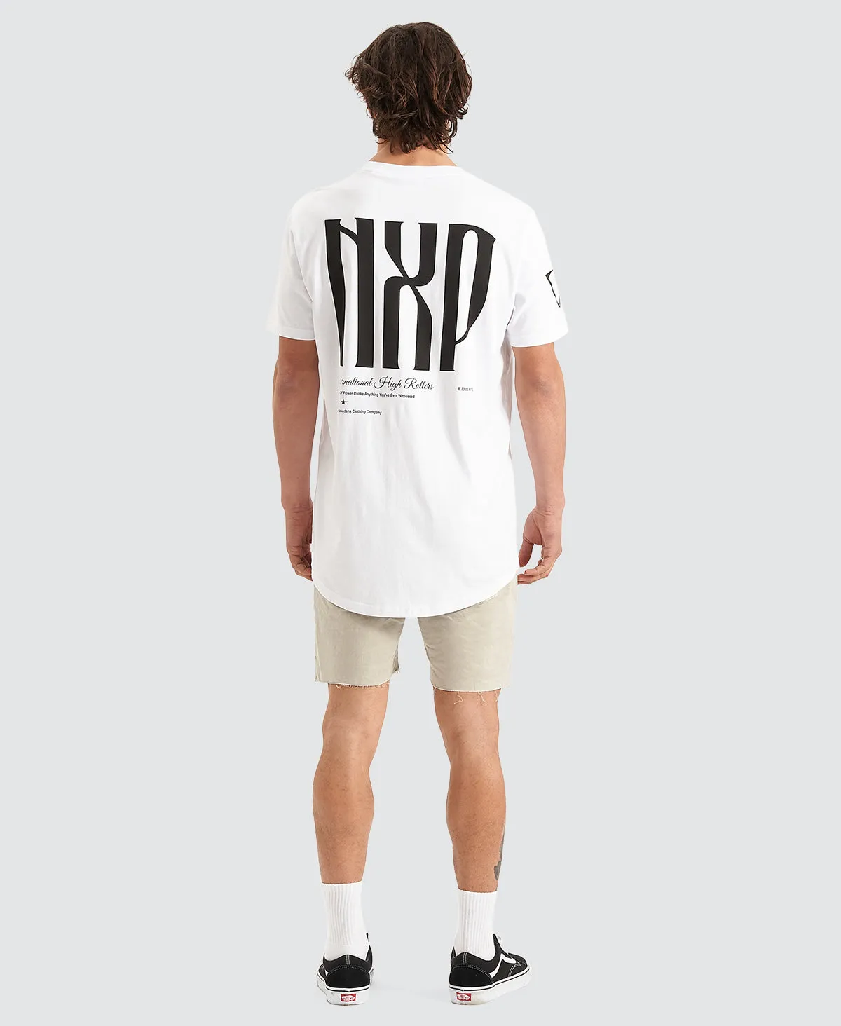 High Roller Cape Back T-Shirt White sold by Neverland product image thumbnail 5