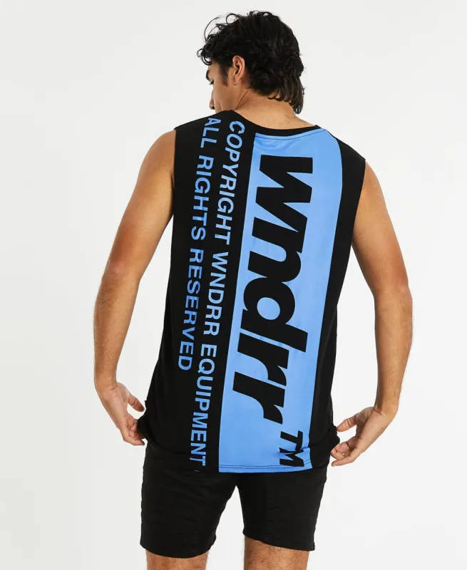 Outlash Muscle Tee Black sold by Neverland