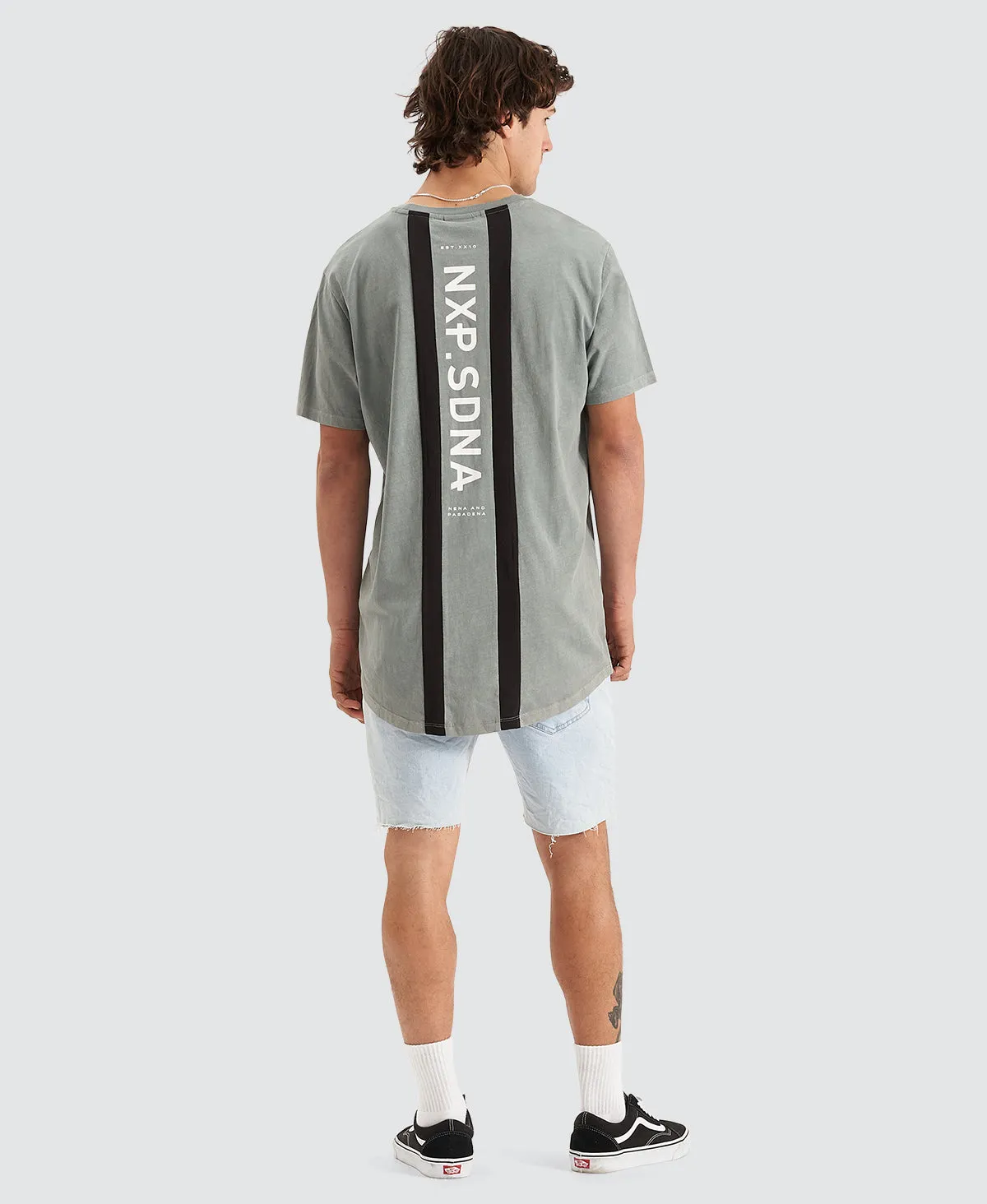 Triple Threat Tee Neutral Grey sold by Neverland product image thumbnail 5