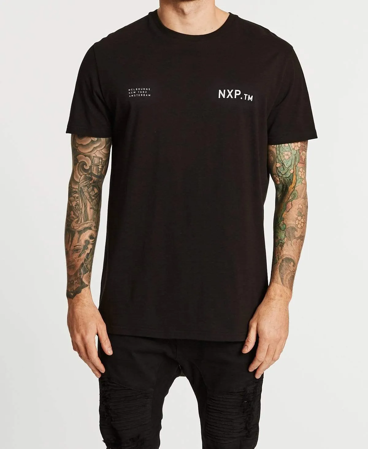 Suzuka Cape Back T-Shirt Jet Black/Sand sold by Neverland product image thumbnail 2