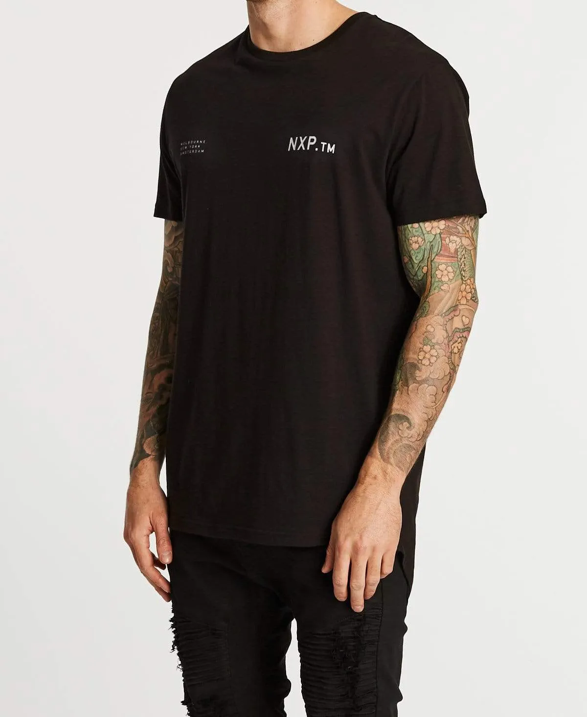 Suzuka Cape Back T-Shirt Jet Black/Sand sold by Neverland product image thumbnail 3