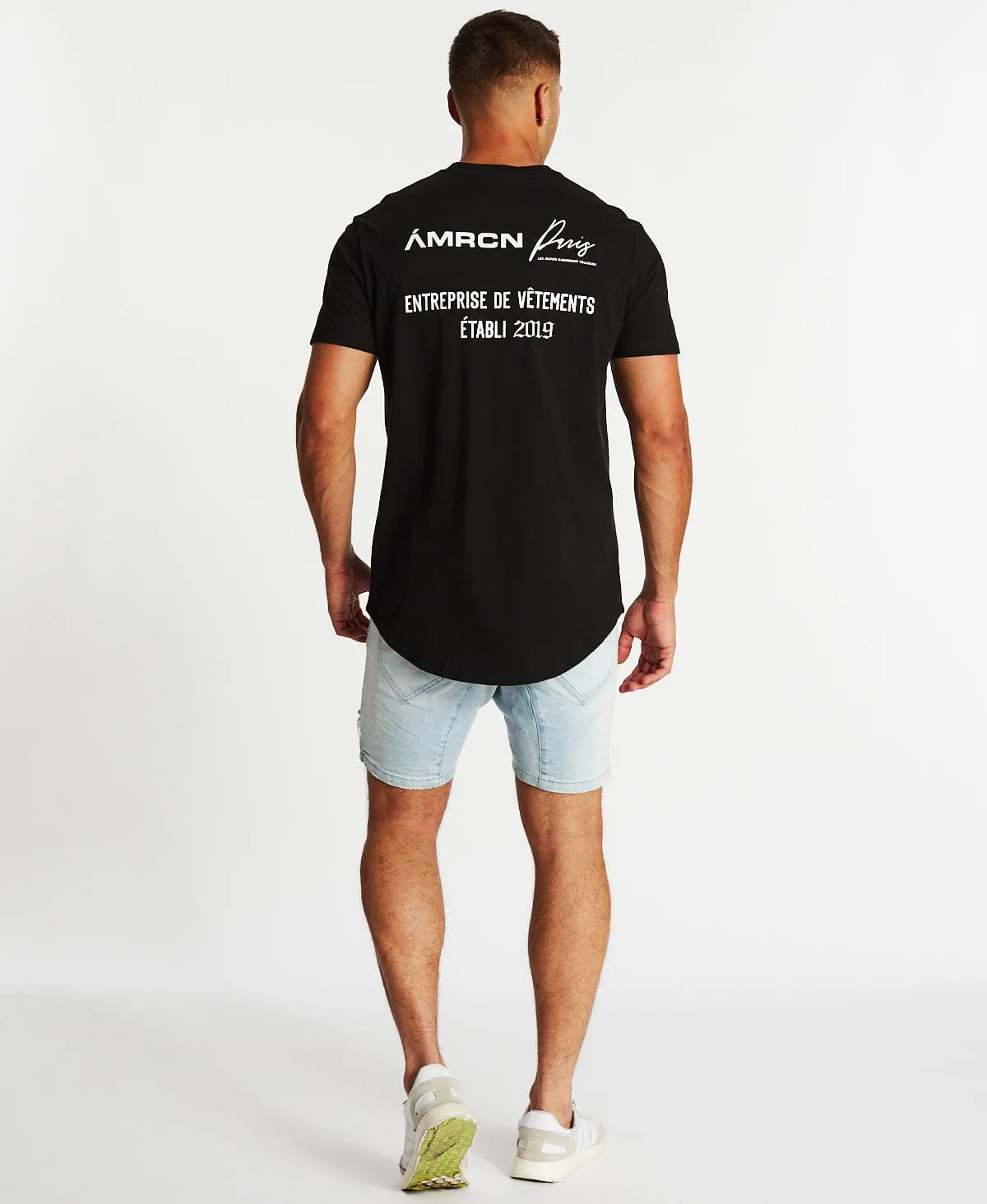 Isolé Dual Curved T-Shirt Jet Black sold by Neverland product image thumbnail 5