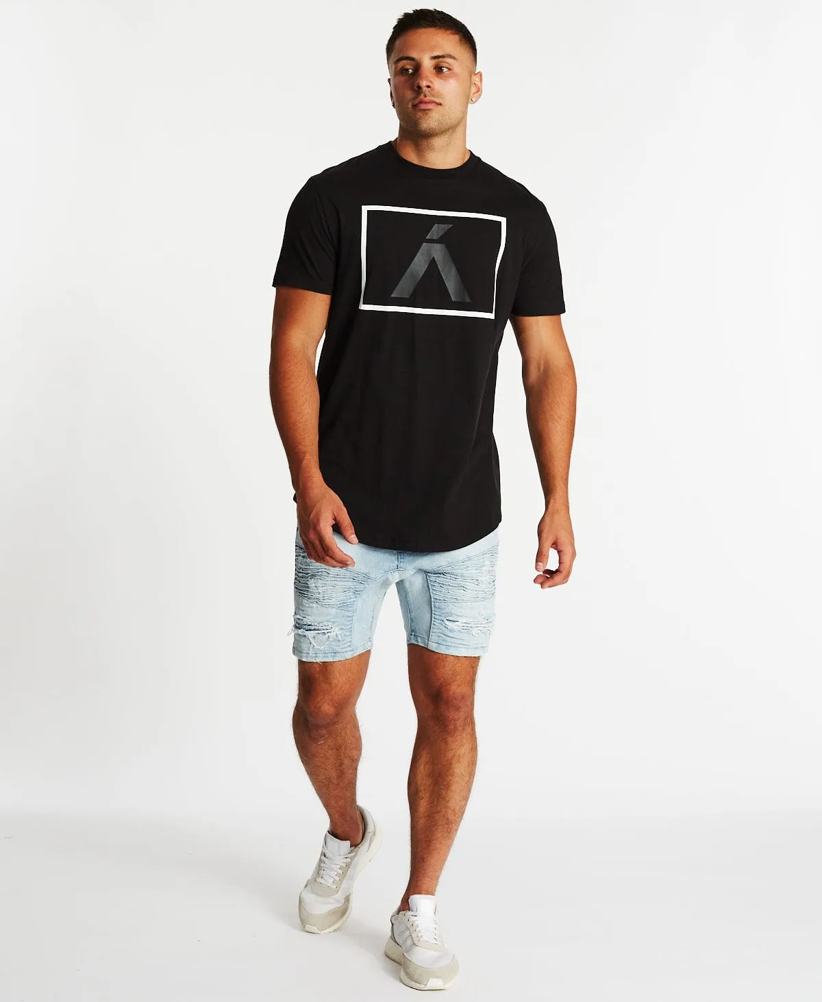 Isolé Dual Curved T-Shirt Jet Black sold by Neverland product image thumbnail 3