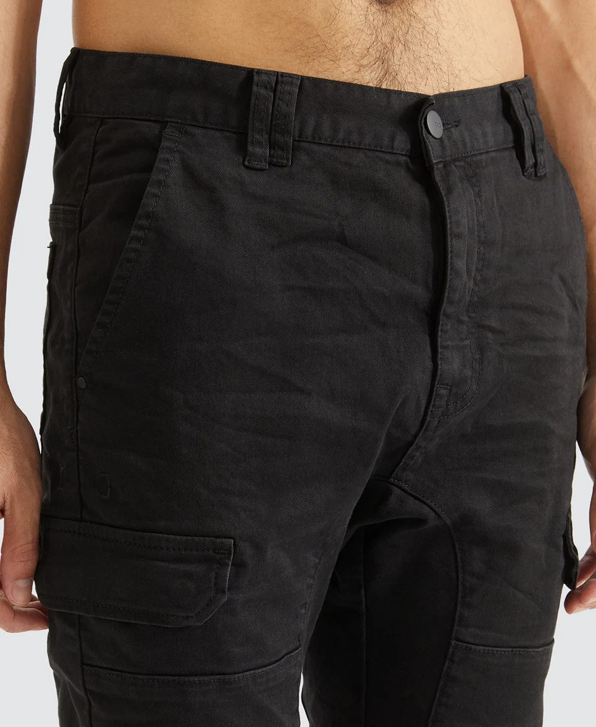 Salem Cargo Jogger Vintage Black sold by Neverland product image thumbnail 3
