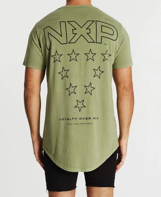 Loyalty Cape Back T-Shirt Pigment Tea sold by Neverland