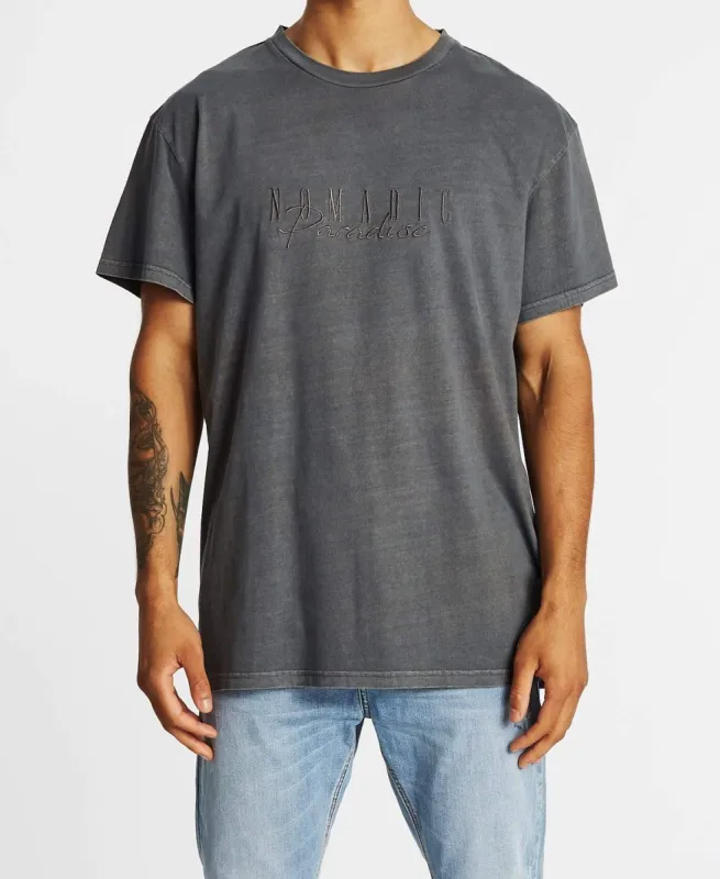 Divide Custom Fit T-Shirt Pigment Asphalt sold by Neverland