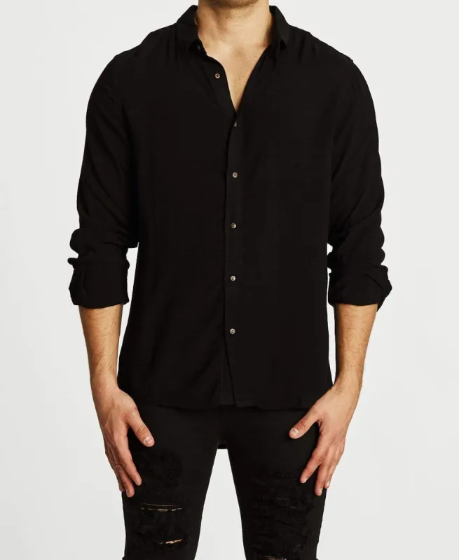 Rogue Standard Long Sleeve Shirt Jet Black sold by Neverland