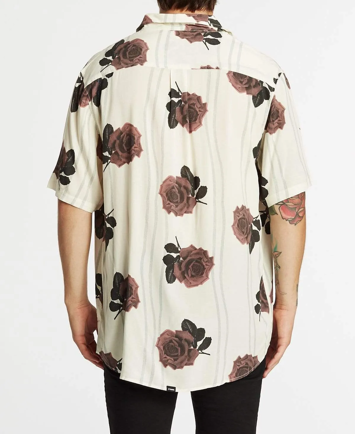 Rose Lens Short Sleeve Shirt Dirty White sold by Neverland product image thumbnail 2