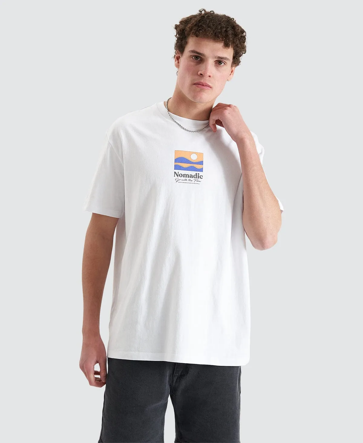 Arrivals Relaxed Tee Optical White sold by Neverland product image thumbnail 5