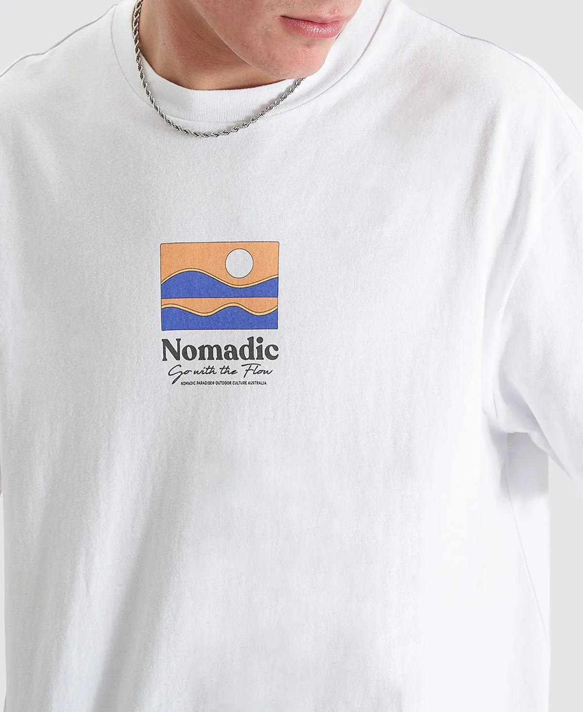 Arrivals Relaxed Tee Optical White sold by Neverland product image thumbnail 2