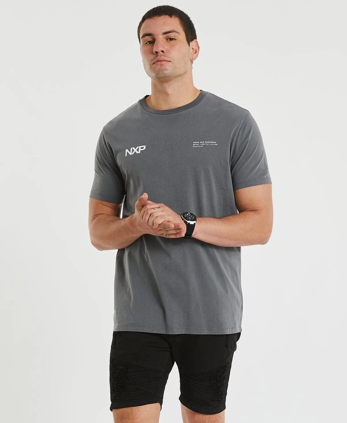 Atari Cape Back T-Shirt Pigment Asphalt Grey sold by Neverland product image thumbnail 2