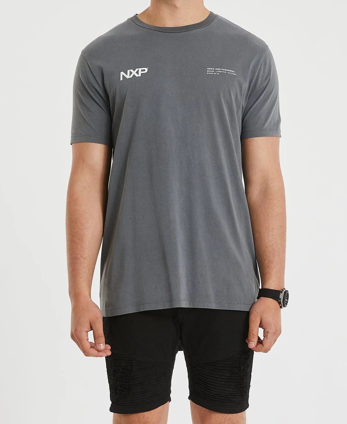 Atari Cape Back T-Shirt Pigment Asphalt Grey sold by Neverland product image thumbnail 3