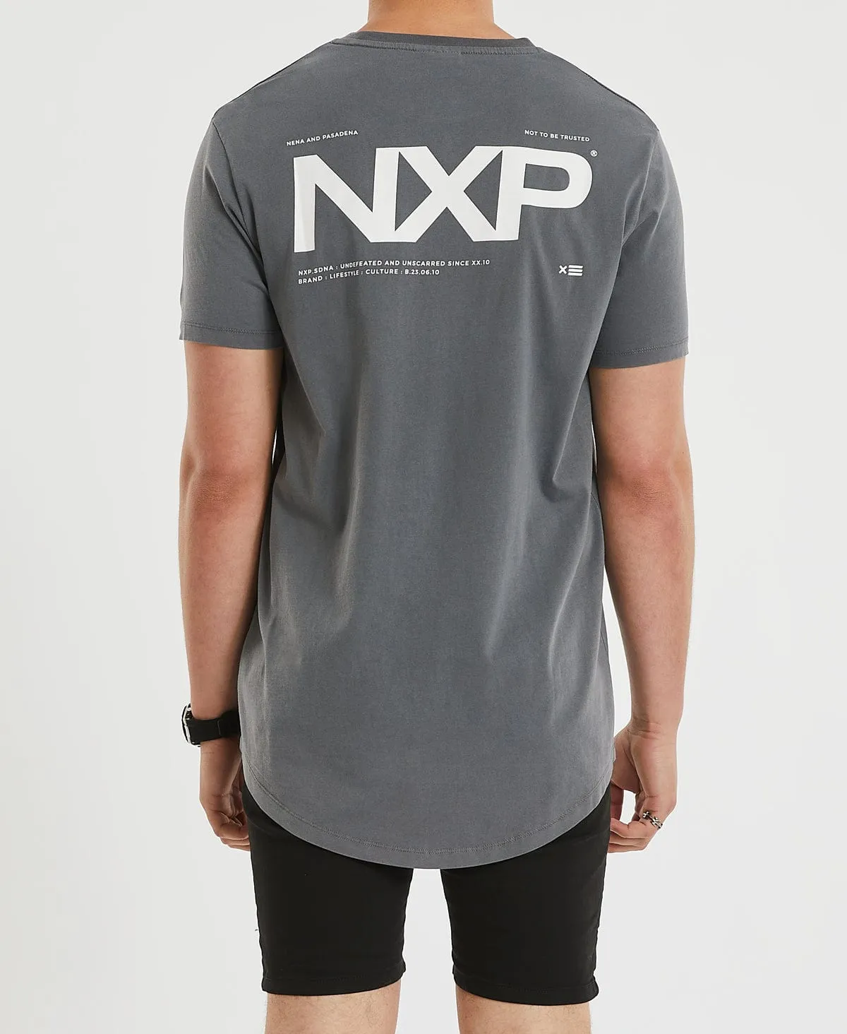 Atari Cape Back T-Shirt Pigment Asphalt Grey sold by Neverland product image thumbnail 5