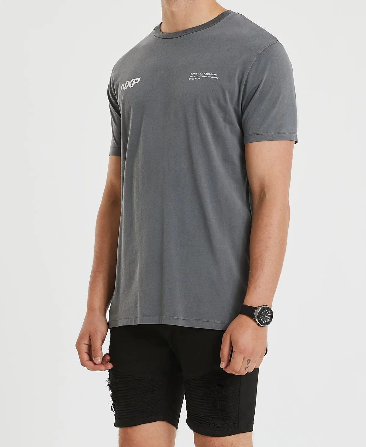 Atari Cape Back T-Shirt Pigment Asphalt Grey sold by Neverland product image thumbnail 4