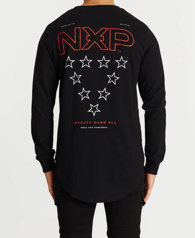 Benefit Cape Back Long Sleeve T-Shirt Jet Black sold by Neverland
