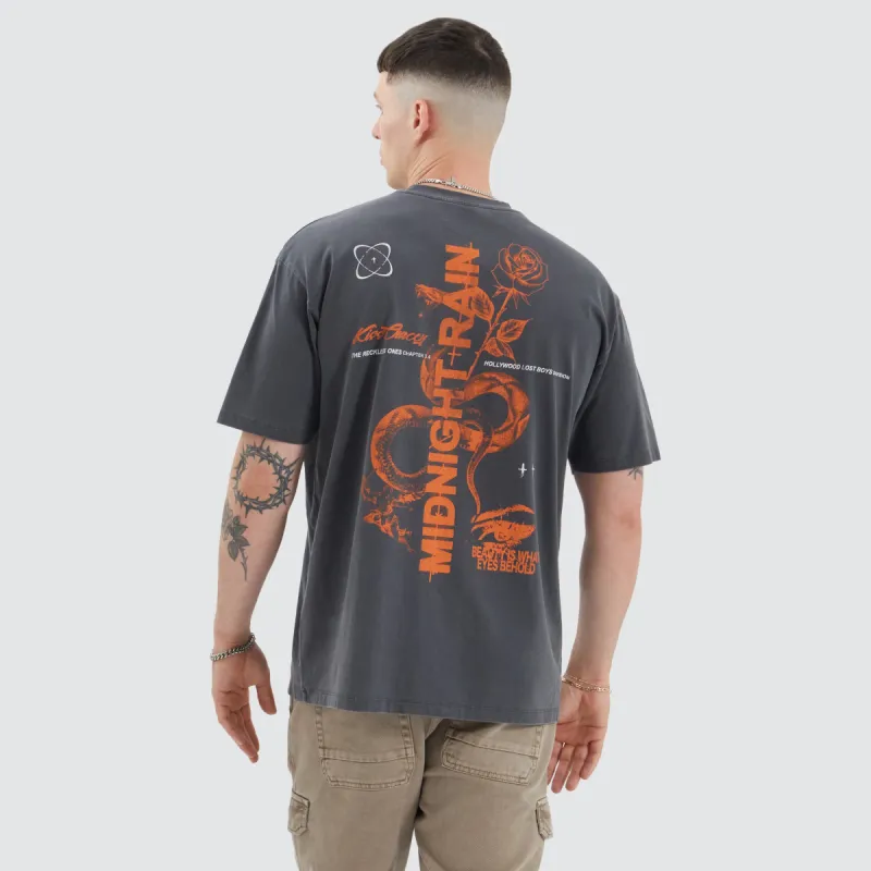 Redwood Box Fit Tee Pigment Asphalt sold by Neverland