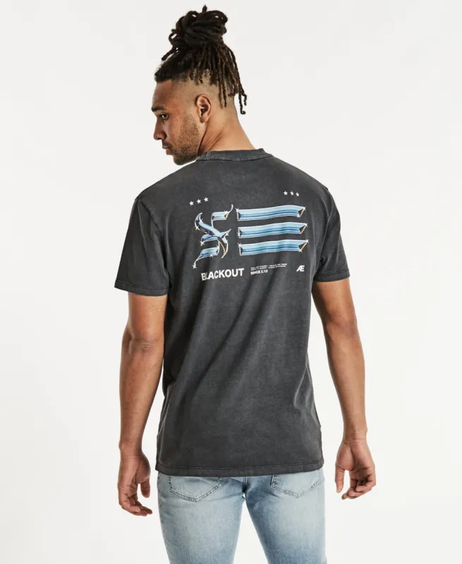 Shine Relaxed T-Shirt Pigment Black sold by Neverland