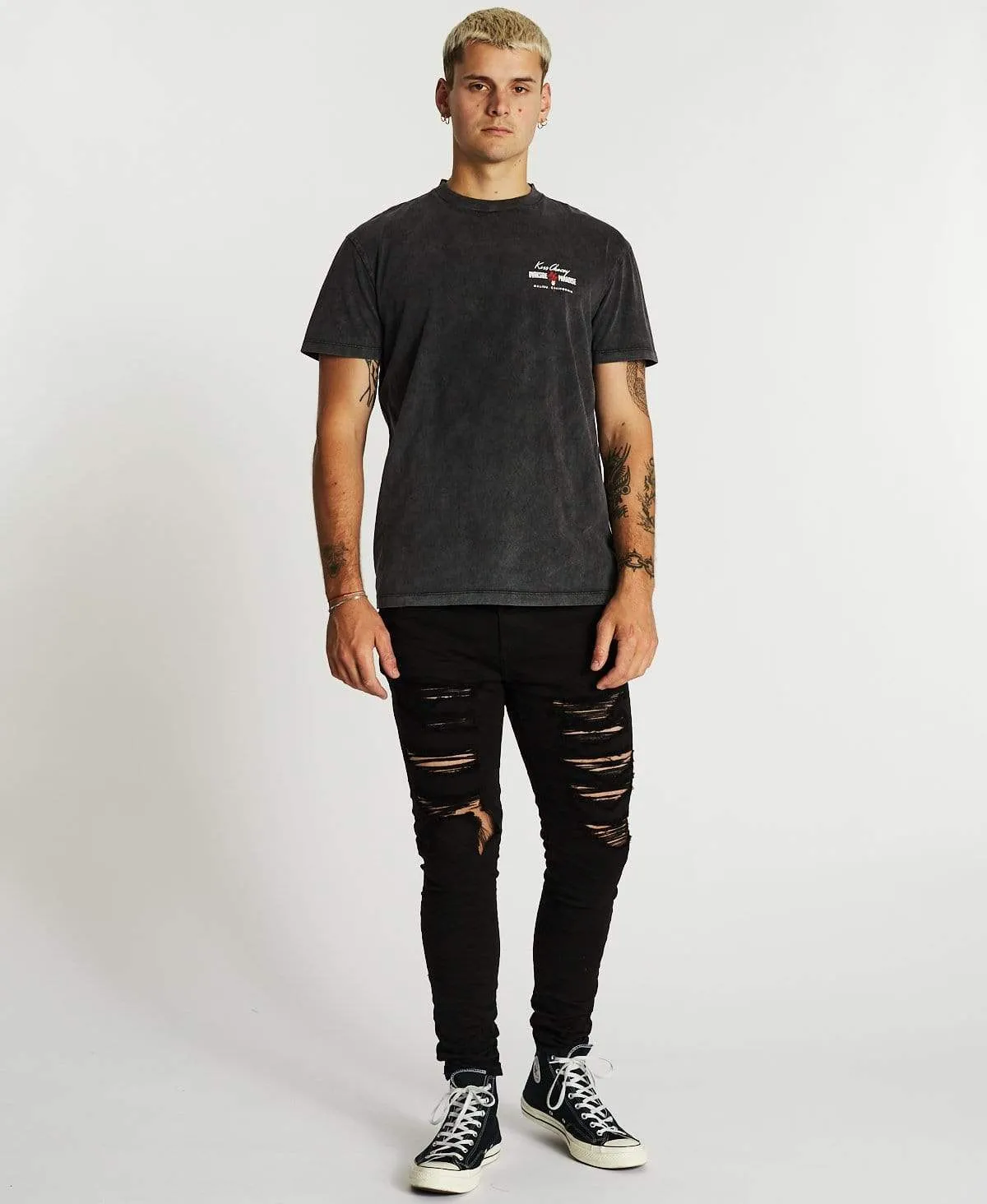Trigger Relaxed T-Shirt Mineral Black sold by Neverland product image thumbnail 5