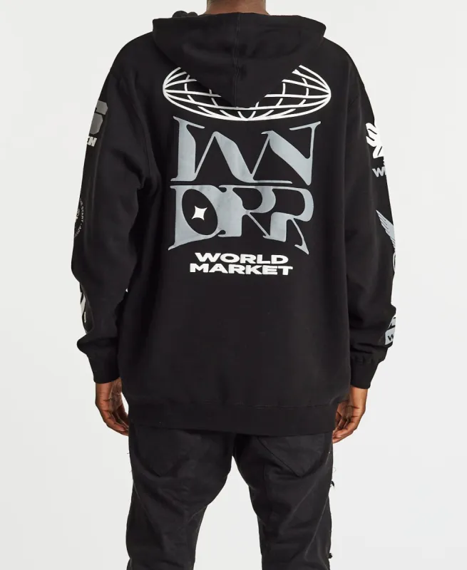 Market Hoodie Black sold by Neverland