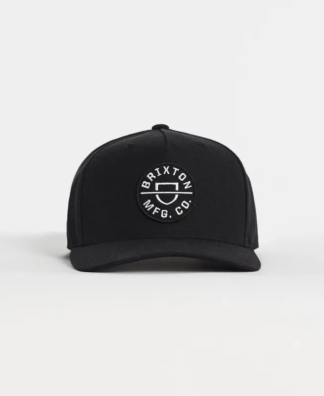 Crest C MP Snapback Black sold by Neverland