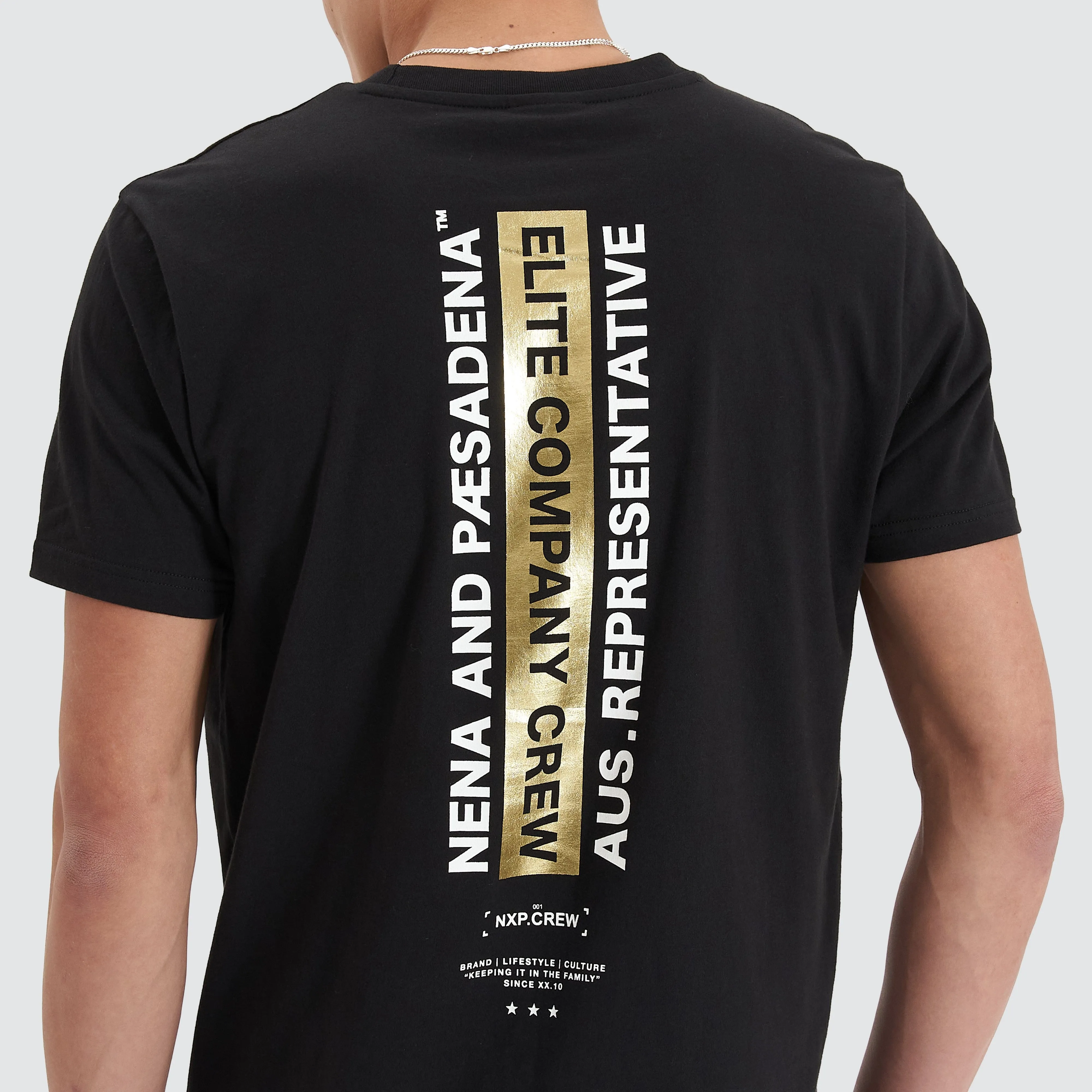 Nave Dual Curved Tee Jet Black sold by Neverland product image thumbnail 4