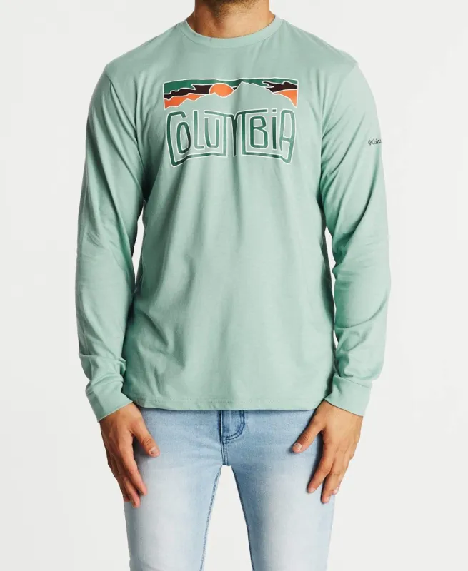 Outerbounds Long Sleeve Graphic T-Shirt Aqua sold by Neverland
